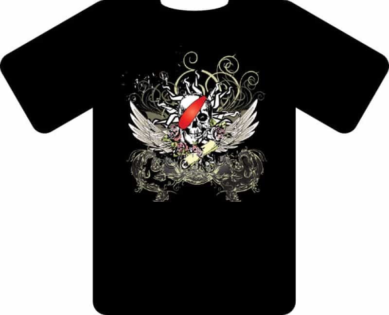 Dropship T1010 Pirate T-Shirt (Black)