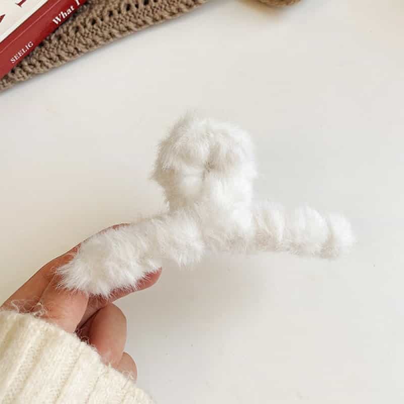 Soft Fluffy Claw Clip