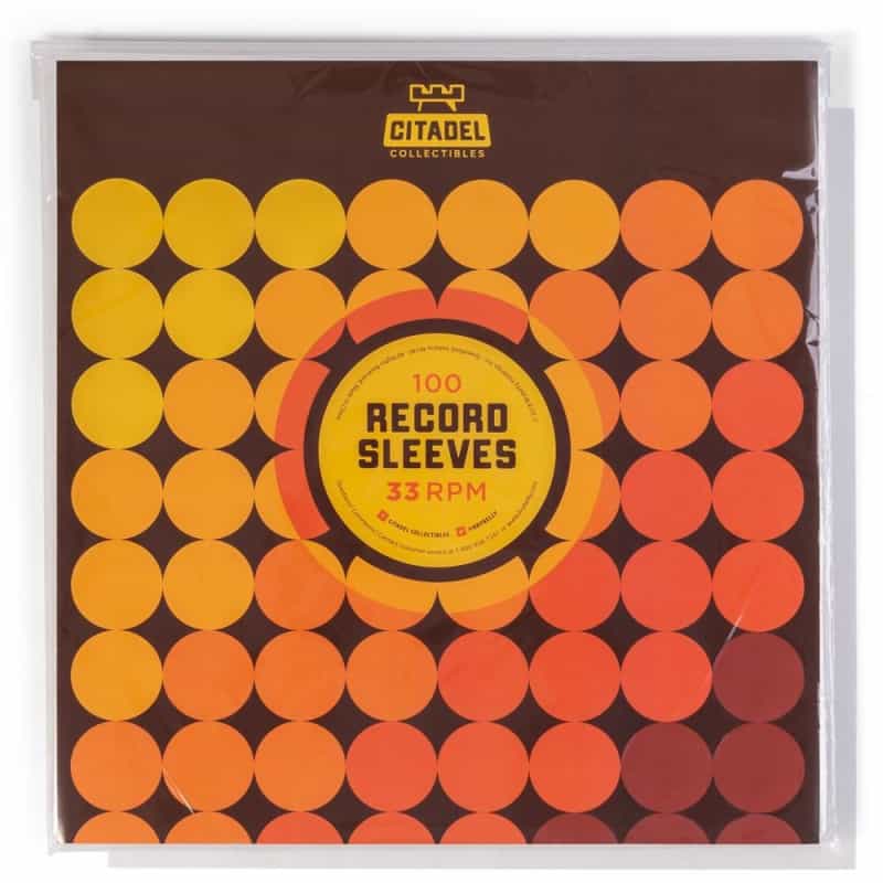 33 Rpm Record Sleeves, 100-Pack