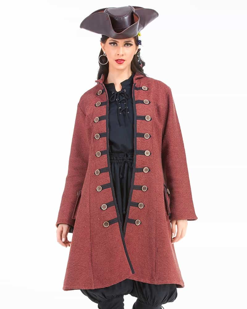 Captain Jacquotte Delahaye Pirate Coat