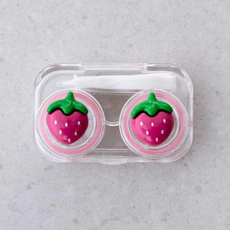 Strawberry Bear Travel Lens Case