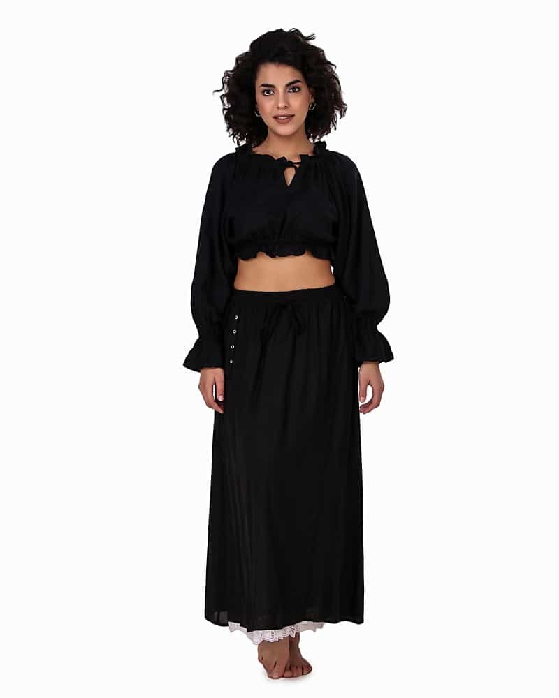 Double-Layer Renaissance Larp Skirt