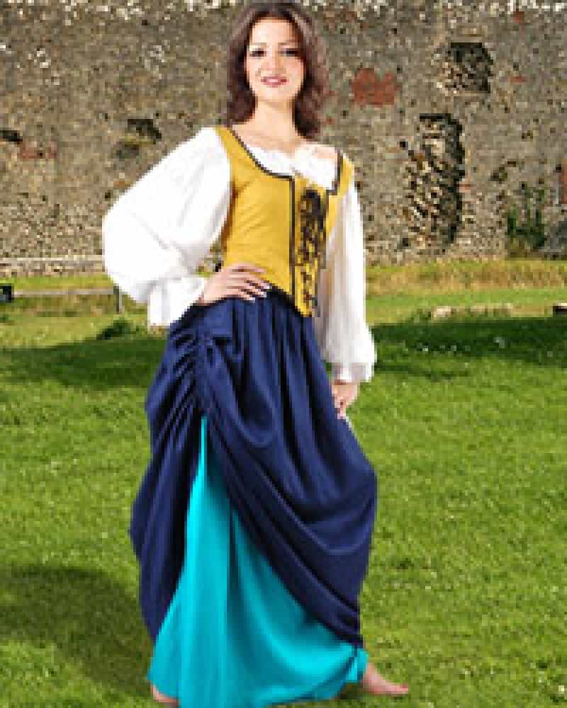 Double-Layer Medieval Skirt