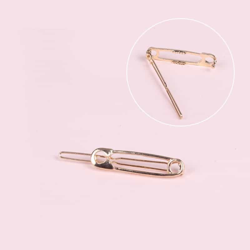 Safety Pin Hair Clip