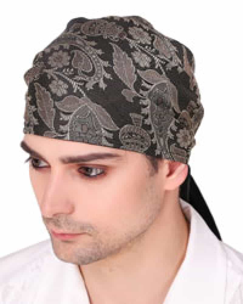 Pirate Triangle Head Scarf (Brocade Fabric)