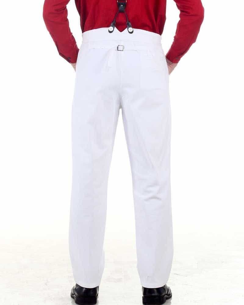 Steampunk Classic Pants - White