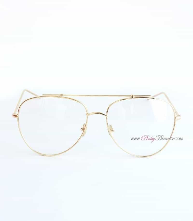 Clear Aviator Glasses
