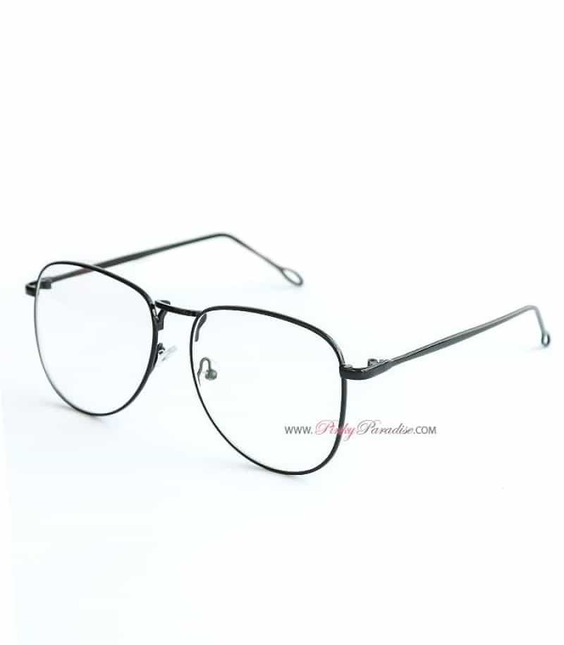 Black Metal Frame Glasses