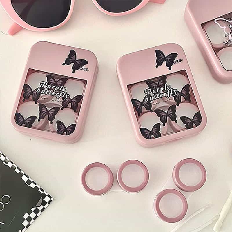Y2K Butterfly Storage Lens Case