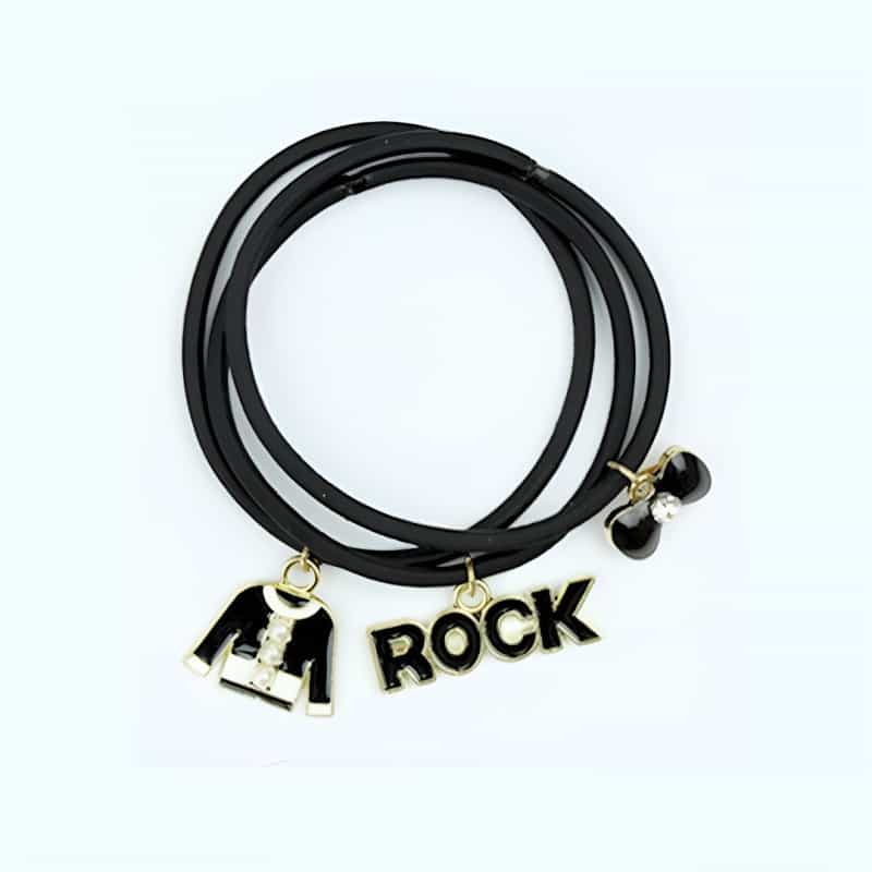 Triple Wrap Charm Hair Tie